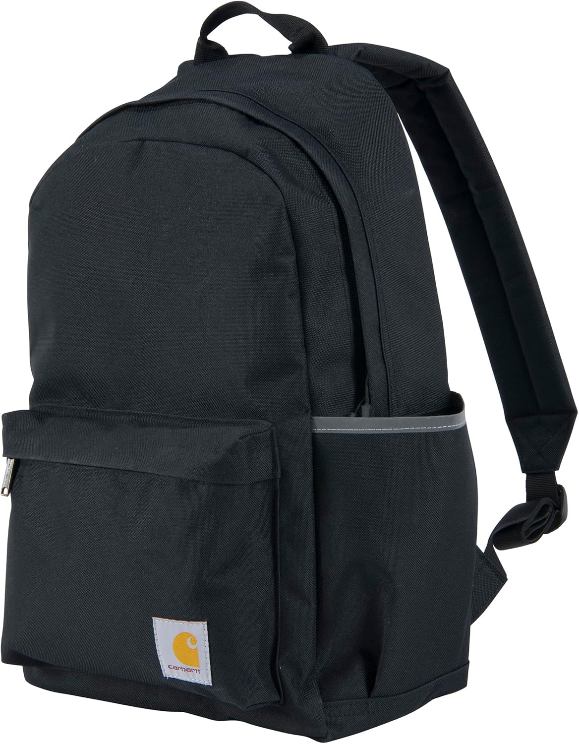 Carhartt 21L Classic Laptop Backpack, Water-Resistant Pack W/ 15" Laptop Sleeve and Organizational Compartments, Black